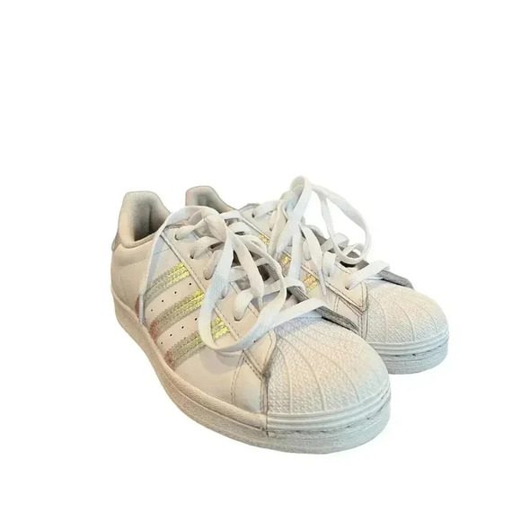 ADIDAS superstar hollografic 3stripe SHELL TOE us mens  5.5 - Picture 5 of 7